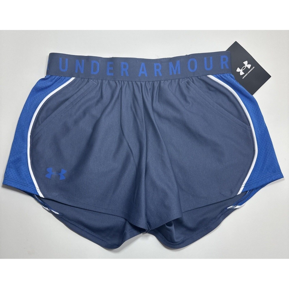 Under Armour Women's UA Play Up 3.0 Running Shorts Blue XS NWT